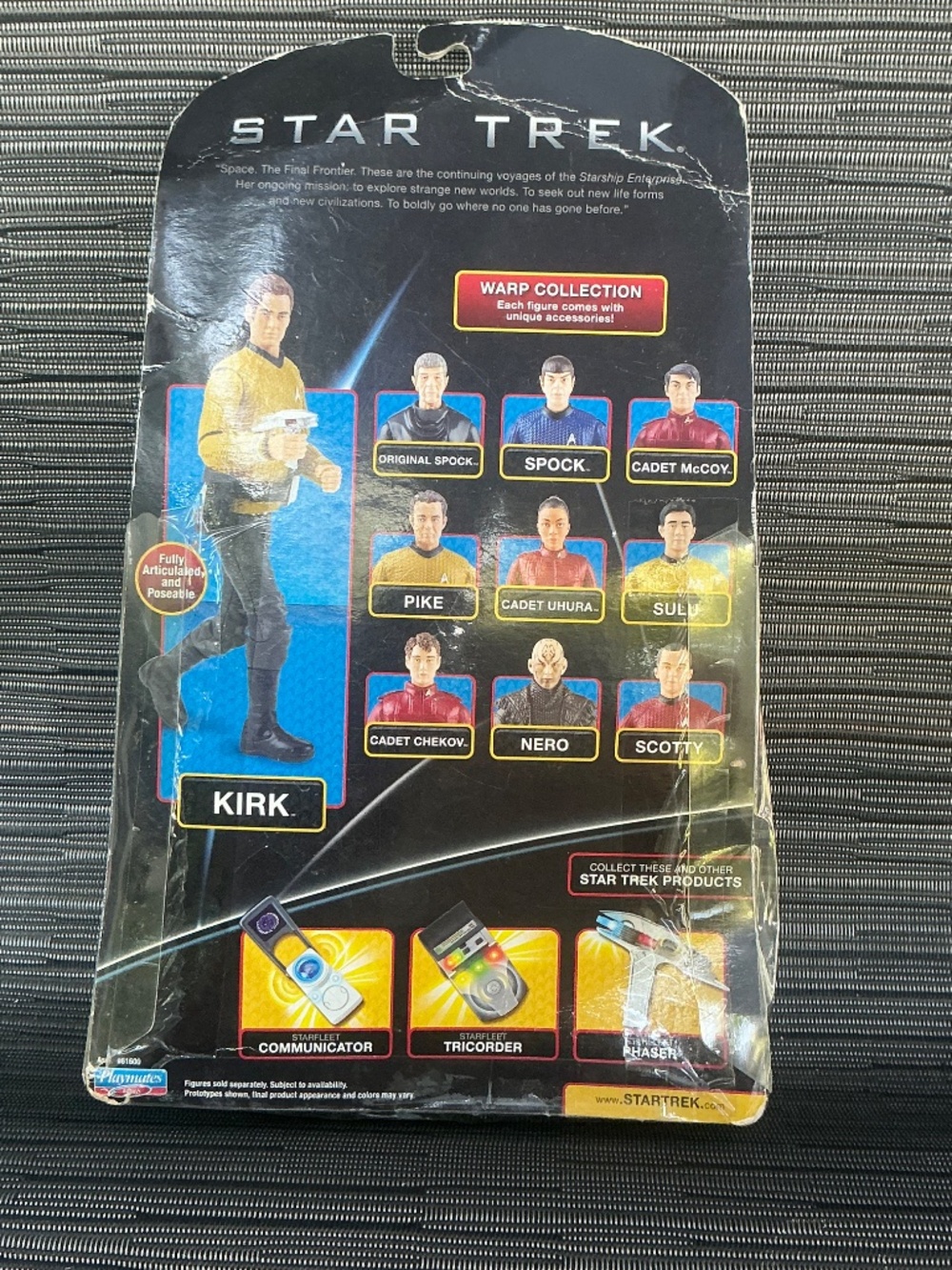 Star Trek 2009 Hikaru Sulu Warp Collection 6 Inch Action Figure Playmates New - Picture 3 of 13